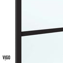 Noma 74" High x 60" Wide Hinged Framed Shower Door with Clear Glass - image 12