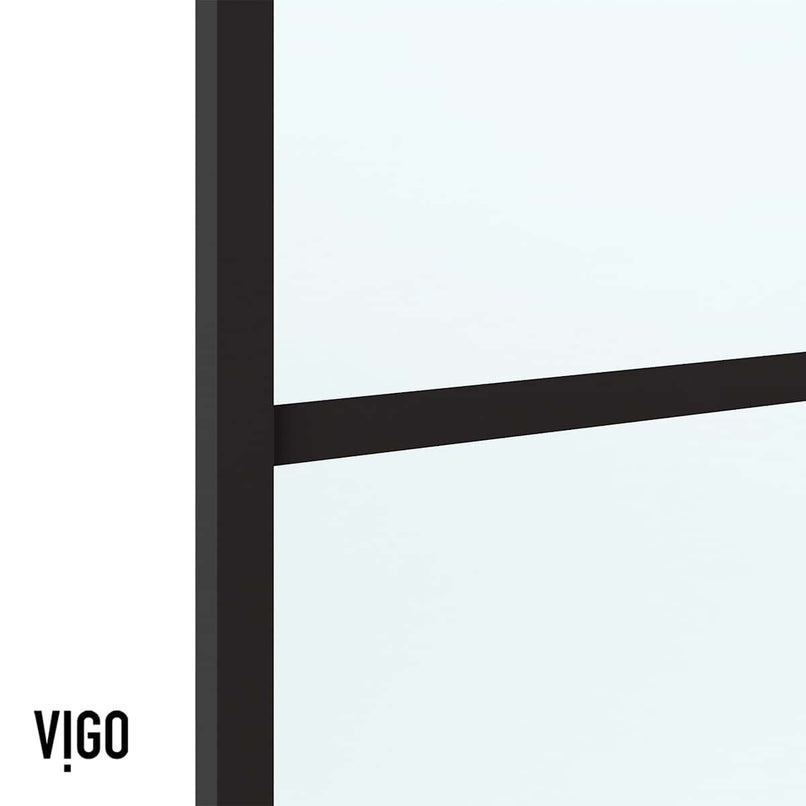 Noma 74" High x 60" Wide Hinged Framed Shower Door with Clear Glass - image 12