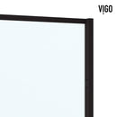 Noma 74" High x 60" Wide Hinged Framed Shower Door with Clear Glass - image 14