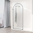 Arden 78" High x 34" Wide Hinged Frameless Shower Door with Clear Glass - image 5