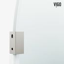 Arden 78" High x 34" Wide Hinged Frameless Shower Door with Clear Glass - image 15