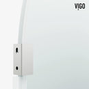 Arden 78" High x 34" Wide Hinged Frameless Shower Door with Clear Glass - image 20