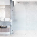 Arden 78" High x 34" Wide Hinged Frameless Shower Door with Ribbed Glass - image 13