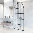 Arden 78" High x 34" Wide Hinged Framed Shower Door with Clear Glass - image 7