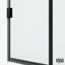 Arden 78" High x 34" Wide Hinged Framed Shower Door with Clear Glass - image 9