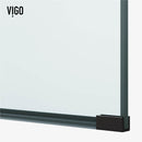 Arden 78" High x 34" Wide Hinged Framed Shower Door with Clear Glass - image 11