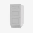GW-DB21 3 21 Inch 3 Drawer Pack Base Cabinet | Gramercy White - image 1