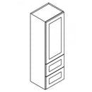 TS-W2D1860 Single Door Cabinets 18 Inch Wall Cabinet With 2 Built-In Drawers | Townsquare Grey - image 5