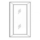 VW-W1842GD Wall Glass Door with No Mullion and with Clear Glass | TSG Forevermark Rio Vista White Shaker - image 1