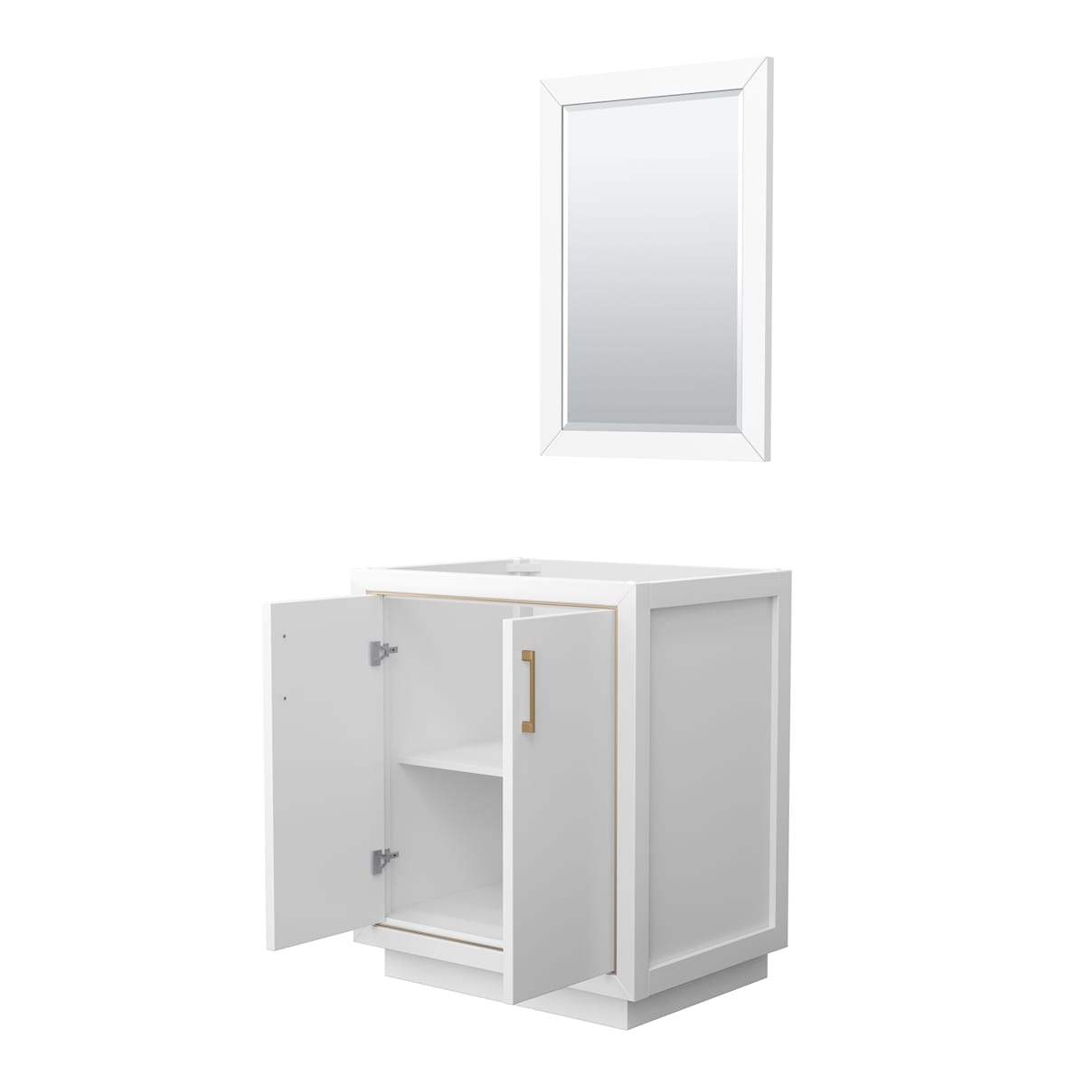 Icon 30" Single Free Standing Vanity Cabinet - Less Vanity Top