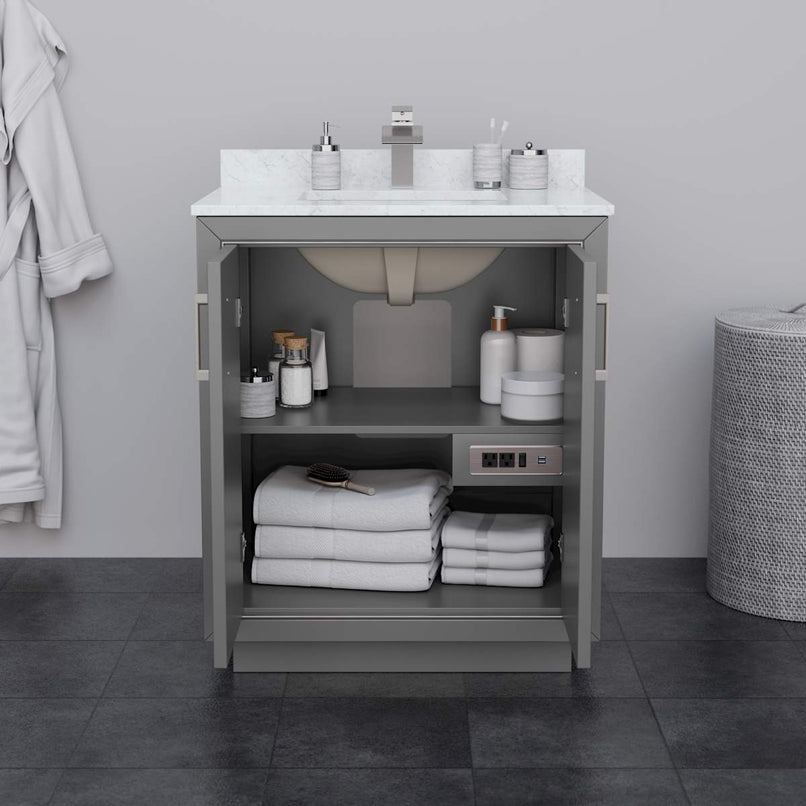 Icon 30" Single Free Standing Vanity Cabinet Only - Less Vanity Top - image 10