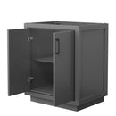 Icon 30" Single Free Standing Vanity Cabinet Only - Less Vanity Top - image 12