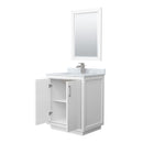 Icon 30" Free Standing Single Basin Vanity Set with Cabinet, Marble Vanity Top, and Framed Mirror - image 2