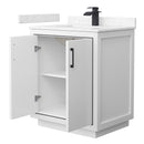 Icon 30" Free Standing Single Basin Vanity Set with Cabinet and Cultured Marble Vanity Top - image 10