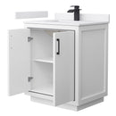 Icon 30" Free Standing Single Basin Vanity Set with Cabinet and Cultured Marble Vanity Top - image 11