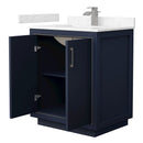 Icon 30" Free Standing Single Basin Vanity Set with Cabinet and Cultured Marble Vanity Top - image 18