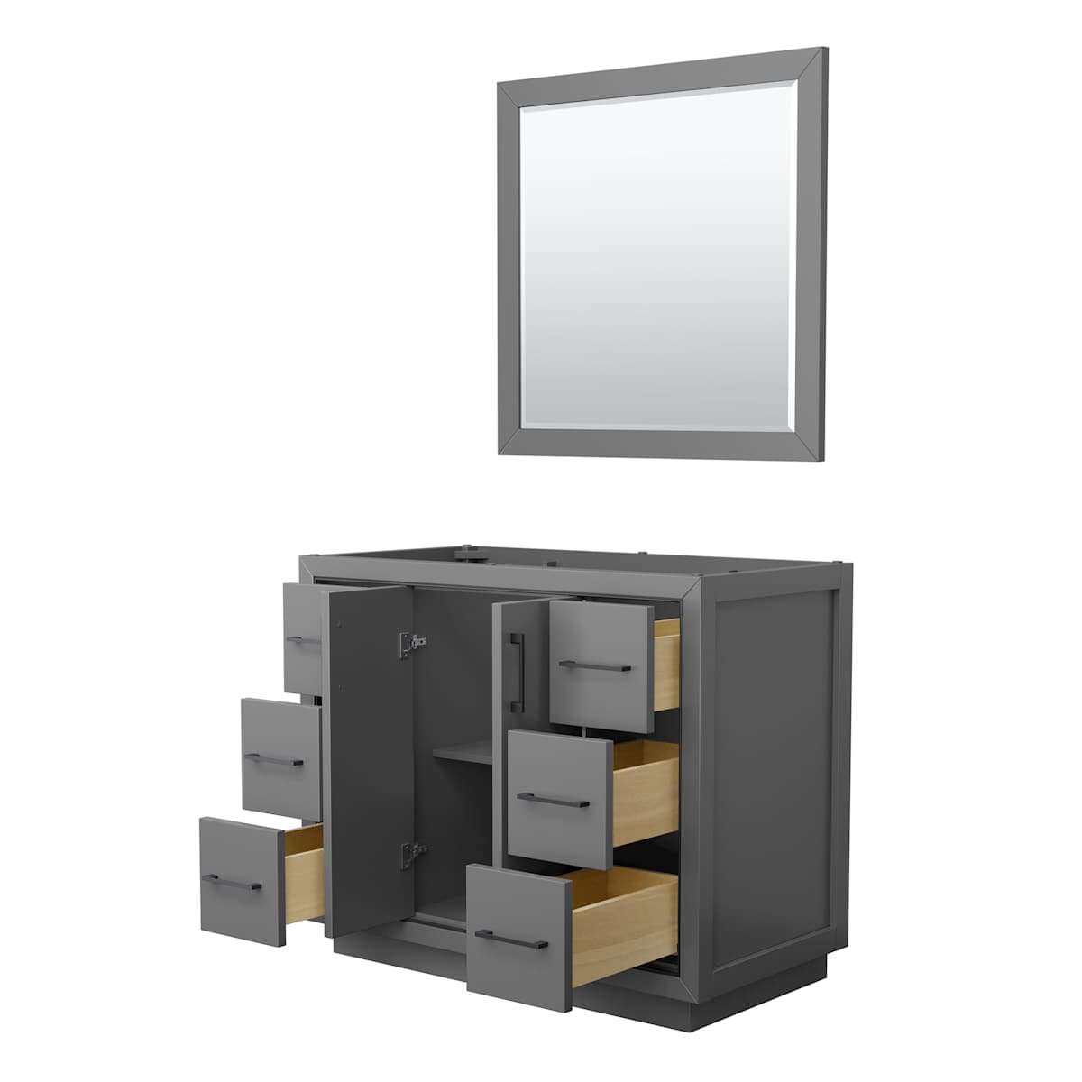 Icon 42" Single Free Standing Vanity Cabinet - Less Vanity Top - image 14