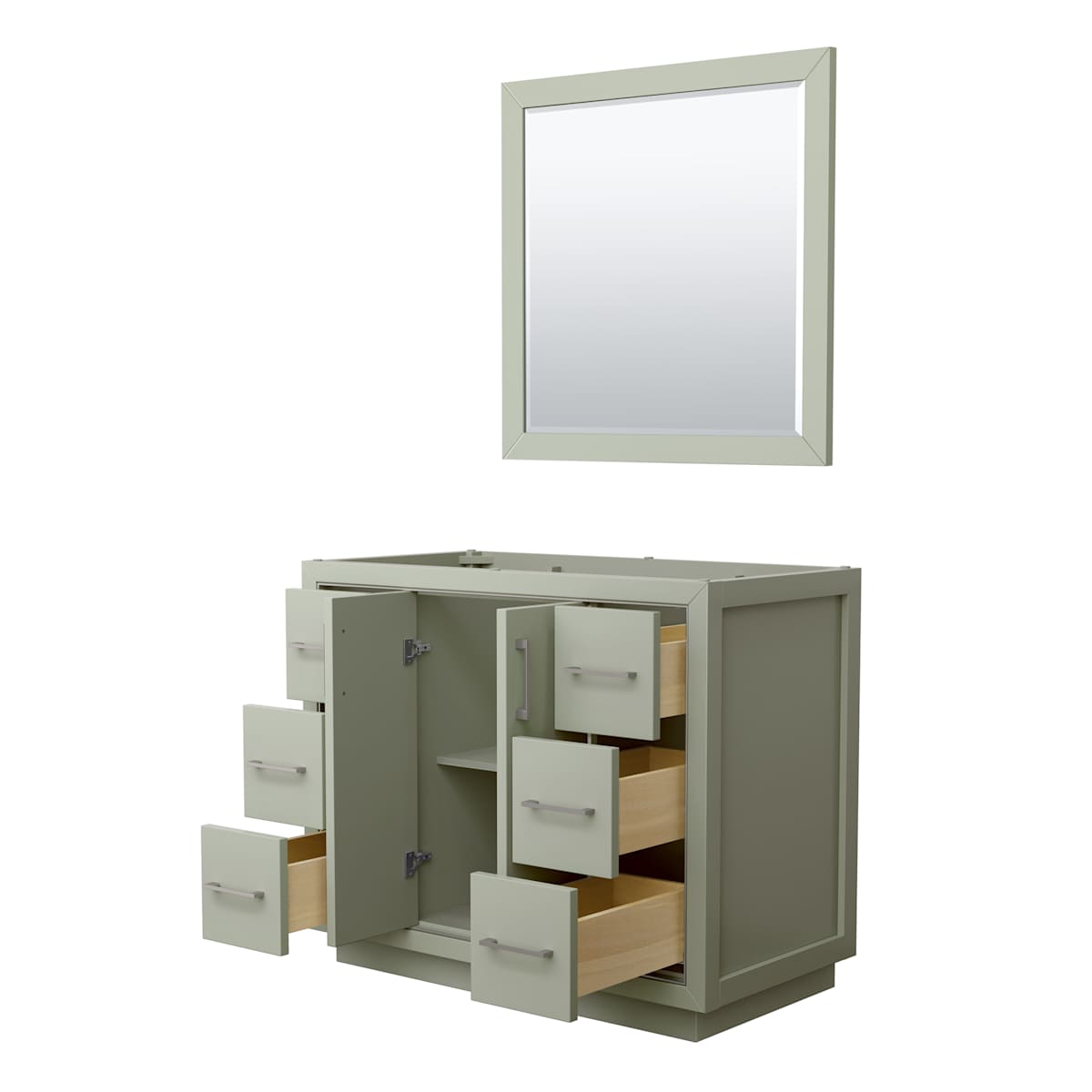 Icon 42" Single Free Standing Vanity Cabinet - Less Vanity Top - image 17