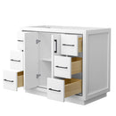 Icon 42" Single Free Standing Vanity Cabinet Only - Less Vanity Top - image 7