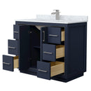 Icon 42" Free Standing Single Basin Vanity Set with Cabinet and Marble Vanity Top - image 12