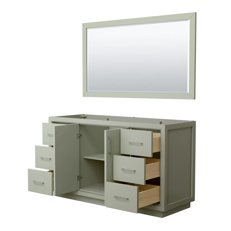 Icon 60" Single Free Standing Vanity Cabinet - Less Vanity Top - image 15