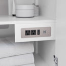 Icon 66" Double Free Standing Vanity Cabinet - Less Vanity Top - image 4