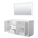 Icon 66" Double Free Standing Vanity Cabinet - Less Vanity Top - image 9