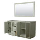 Icon 66" Double Free Standing Vanity Cabinet - Less Vanity Top - image 15