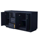 Icon 66" Double Free Standing Vanity Cabinet Only - Less Vanity Top - image 11