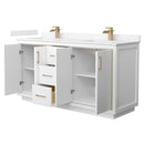 Icon 66" Free Standing Double Basin Vanity Set with Cabinet and Cultured Marble Vanity Top - image 12