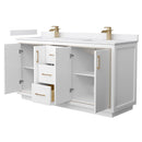 Icon 66" Free Standing Double Basin Vanity Set with Cabinet and Cultured Marble Vanity Top - image 13