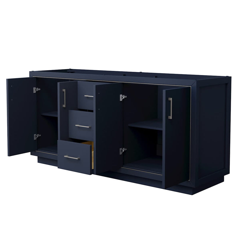 Icon 71" Double Free Standing Vanity Cabinet Only - Less Vanity Top - image 11