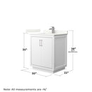 Icon 30" Free Standing Single Basin Vanity Set with Cabinet and Quartz Vanity Top - image 6