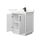 Icon 30" Free Standing Single Basin Vanity Set with Cabinet and Quartz Vanity Top - image 13