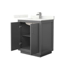 Icon 30" Free Standing Single Basin Vanity Set with Cabinet and Quartz Vanity Top - image 17
