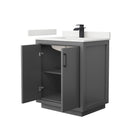 Icon 30" Free Standing Single Basin Vanity Set with Cabinet and Quartz Vanity Top - image 18