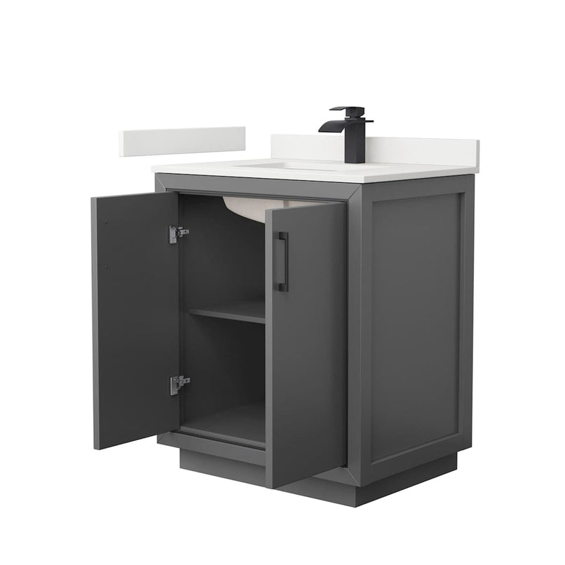 Icon 30" Free Standing Single Basin Vanity Set with Cabinet and Quartz Vanity Top - image 18