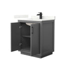 Icon 30" Free Standing Single Basin Vanity Set with Cabinet and Quartz Vanity Top - image 19