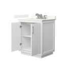Icon 30" Free Standing Single Basin Vanity Set with Cabinet and Quartz Vanity Top - image 2
