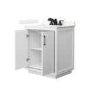 Icon 30" Free Standing Single Basin Vanity Set with Cabinet and Quartz Vanity Top - image 13