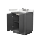 Icon 30" Free Standing Single Basin Vanity Set with Cabinet and Quartz Vanity Top - image 16