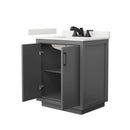Icon 30" Free Standing Single Basin Vanity Set with Cabinet and Quartz Vanity Top - image 18