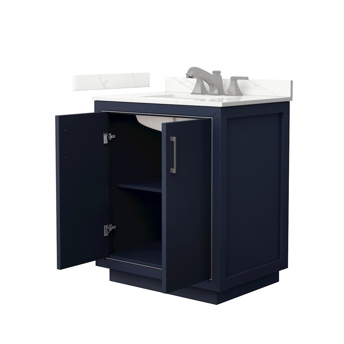 Icon 30" Free Standing Single Basin Vanity Set with Cabinet and Quartz Vanity Top - image 21