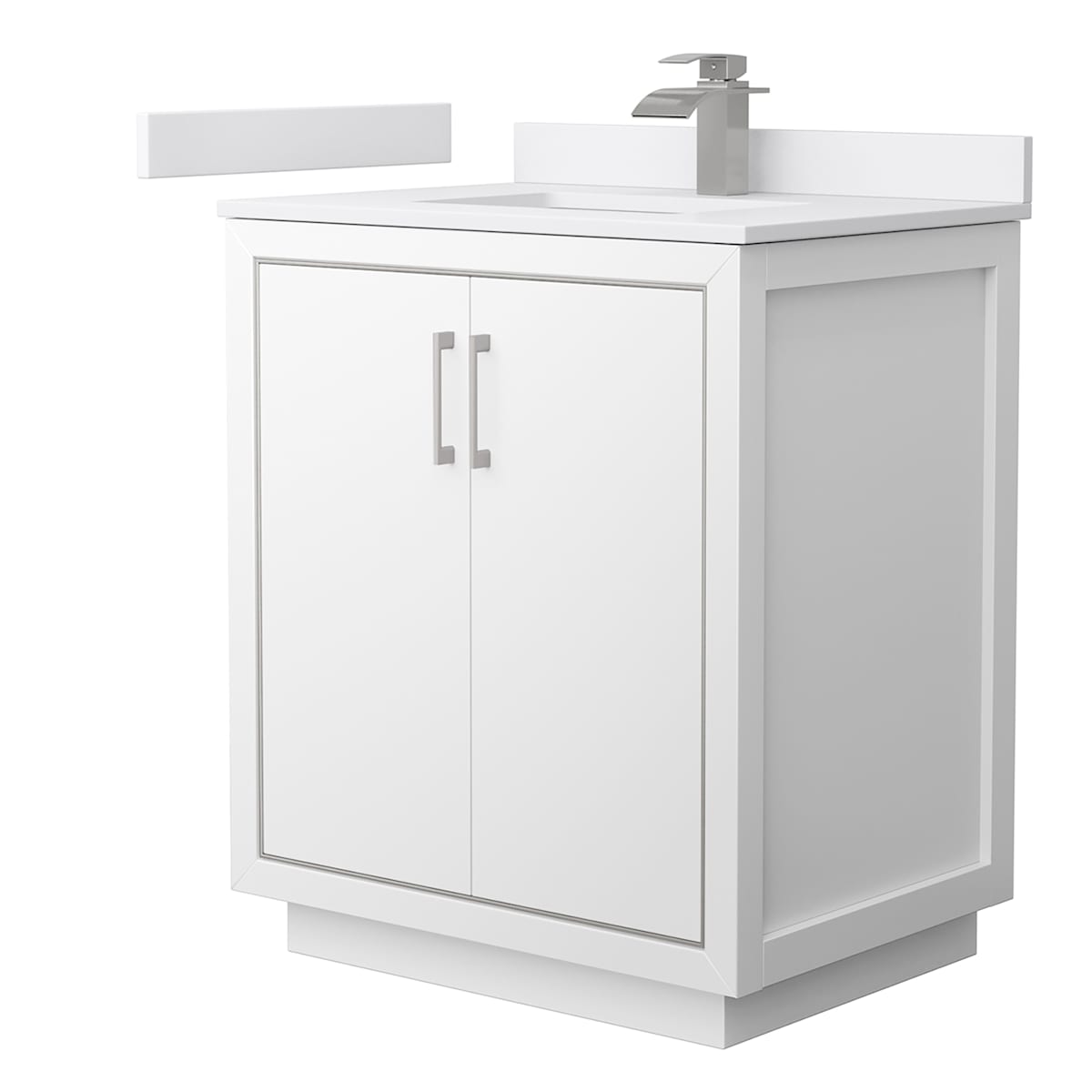 Icon 30" Free Standing Single Basin Vanity Set with Cabinet and Cultured Marble Vanity Top