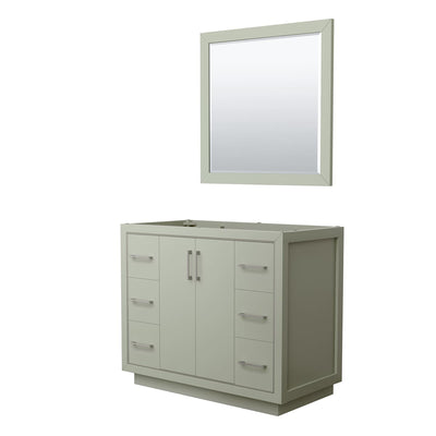 Icon 42" Single Free Standing Vanity Cabinet - Less Vanity Top - image 1