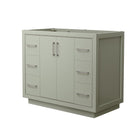 Icon 42" Single Free Standing Vanity Cabinet Only - Less Vanity Top - image 1