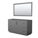 Icon 60" Single Free Standing Vanity Cabinet - Less Vanity Top - image 1
