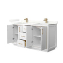 Icon 66" Free Standing Double Basin Vanity Set with Cabinet and Quartz Vanity Top - image 12