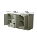 Icon 66" Free Standing Double Basin Vanity Set with Cabinet and Quartz Vanity Top - image 21