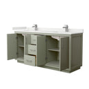 Icon 72" Free Standing Double Basin Vanity Set with Cabinet and Quartz Vanity Top - image 21